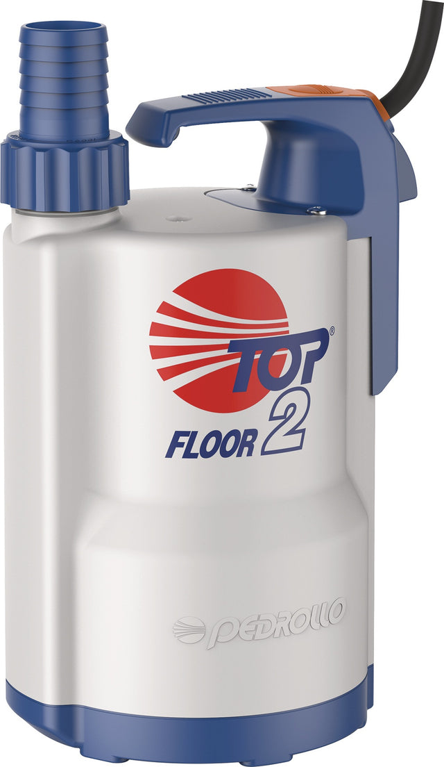 PEDROLLO Tauchpumpe TOP 1-Floor 7200 l/h max. 6,5 m 320 W – Für klare Wasserstände ab 2 mm