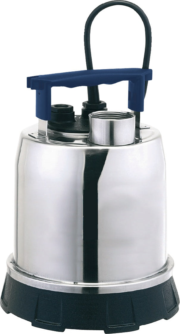 EBARA Tauchpumpe Optima MFS 9000 l/h 7,5 m 430 W – Flachsauger aus Edelstahl für Schmutzwasser