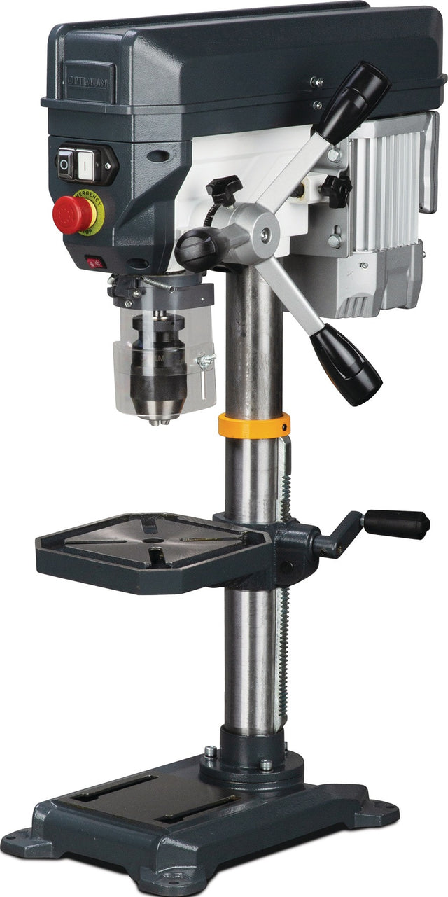 OPTI-DRILL Tischbohrmaschine DQ 18 – 15,9 mm Bohrleistung, MK2, 600–2400 min-¹