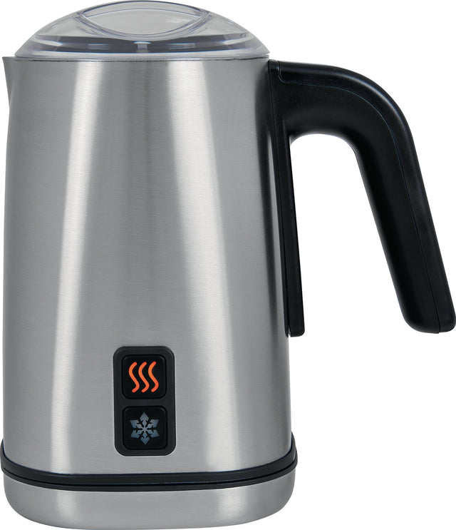 GUTFELS Milchaufschäumer MILK 5010 – 500 W, Edelstahl, Milchschaum 150 ml & heiße Milch 350 ml