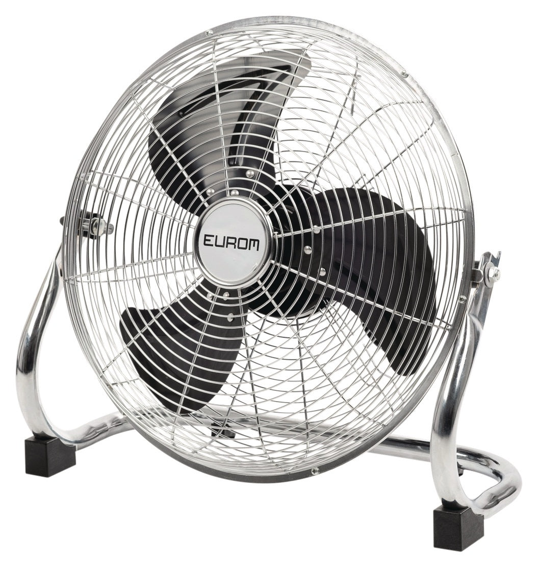 EUROM Bodenventilator HVF14-2, 430 mm, 65 W, 3-Stufen-Motor, 150° vertikal verstellbar
