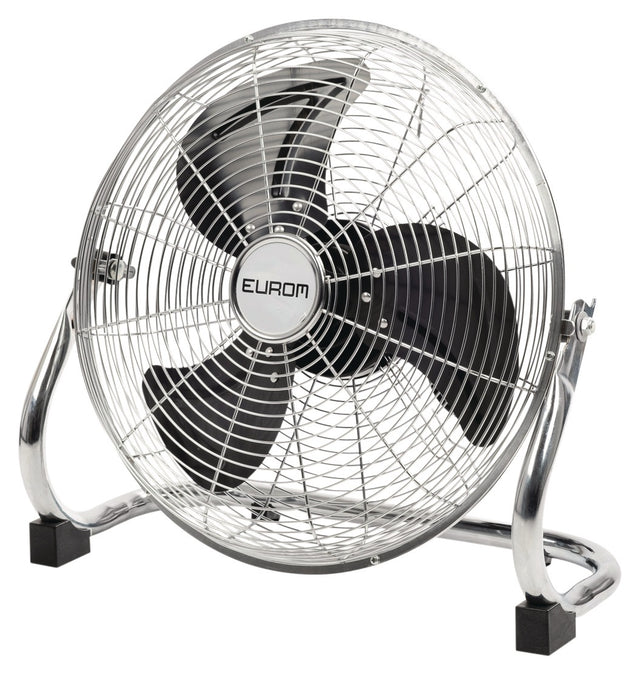 EUROM Bodenventilator HVF14-2, 430 mm, 65 W, 3-Stufen-Motor, 150° vertikal verstellbar