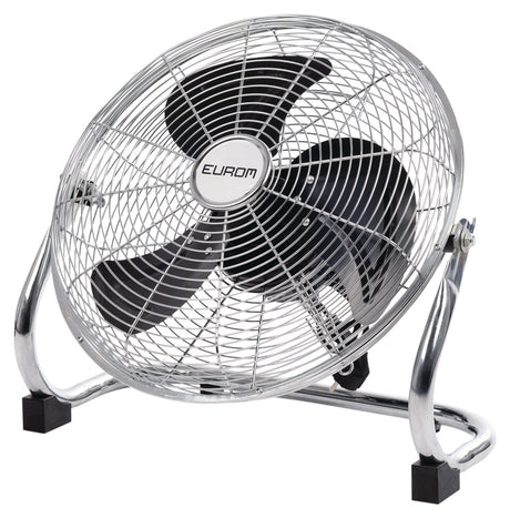 EUROM Bodenventilator HVF14-2, 430 mm, 65 W, 3-Stufen-Motor, 150° vertikal verstellbar
