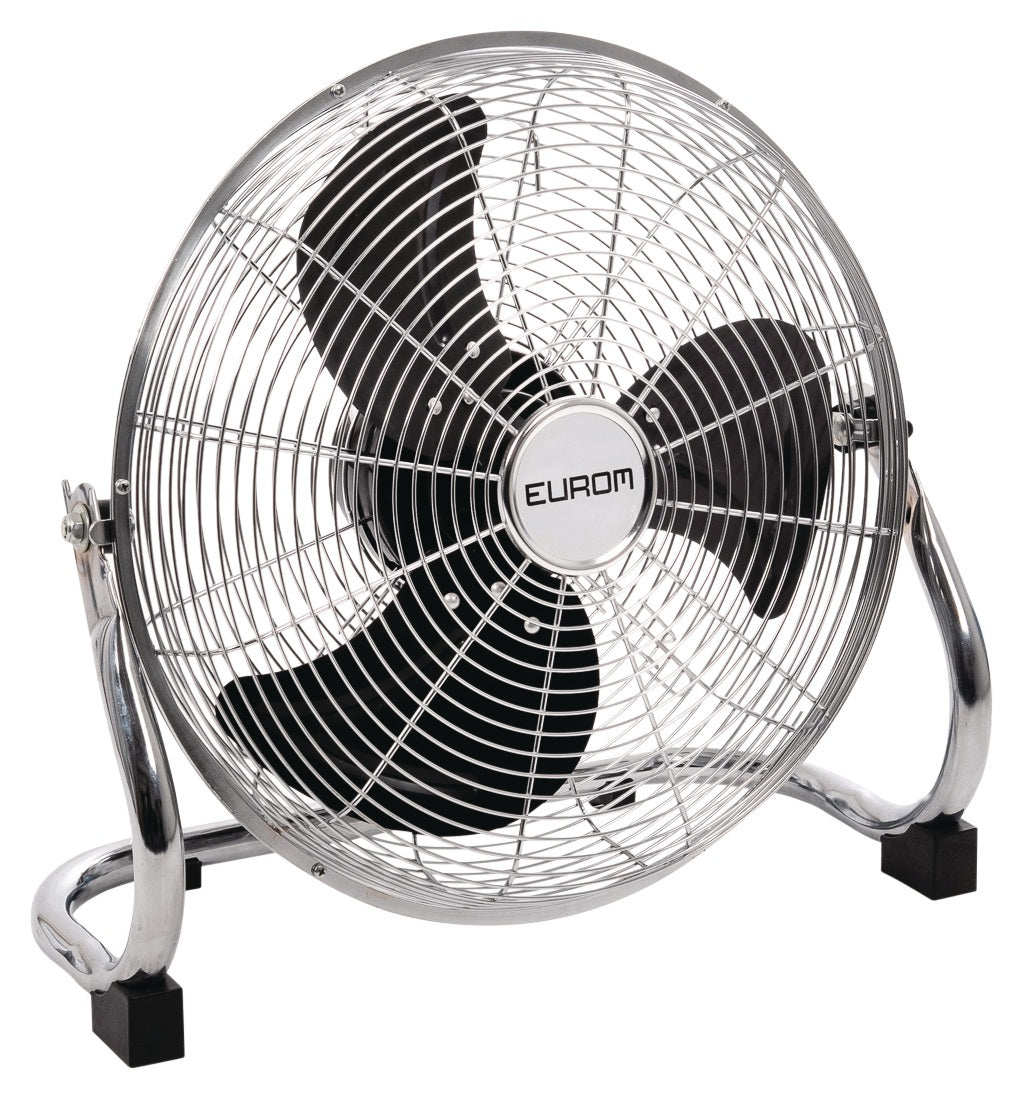 EUROM Bodenventilator HVF14-2, 430 mm, 65 W, 3-Stufen-Motor, 150° vertikal verstellbar