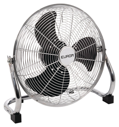 EUROM Bodenventilator HVF14-2, 430 mm, 65 W, 3-Stufen-Motor, 150° vertikal verstellbar