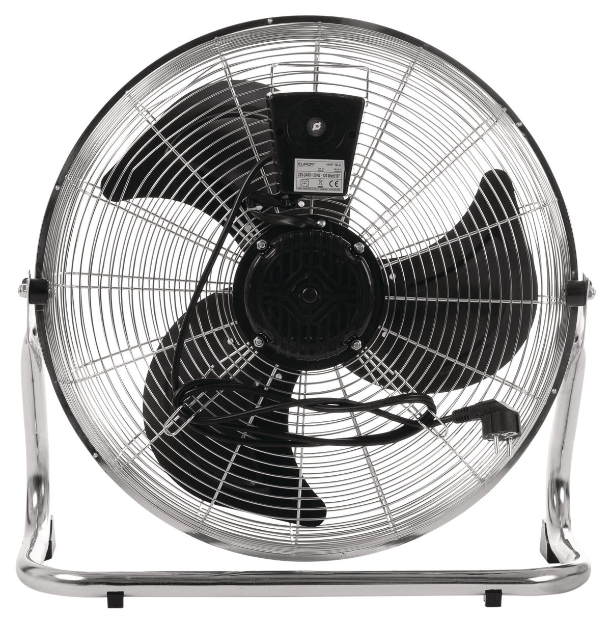 EUROM Bodenventilator HVF14-2, 430 mm, 65 W, 3-Stufen-Motor, 150° vertikal verstellbar