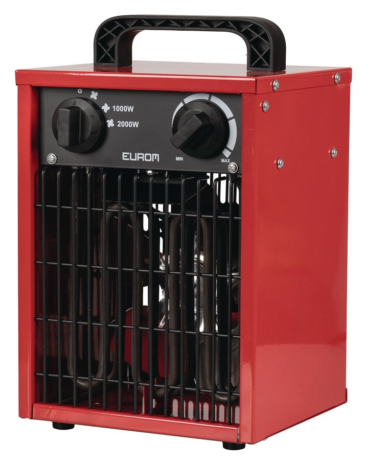 EUROM EK Fanheat 2000 Elektroheizer 2000 W mit Kaltluftventilator und Thermostat