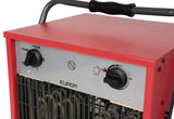 EUROM EK Fanheat 2000 Elektroheizer 2000 W mit Kaltluftventilator und Thermostat