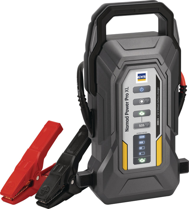 GYS NOMAD POWER PRO XL Starthilfegerät 12 V 1500-2000 A für Pkw, SUV, Nutzfahrzeuge