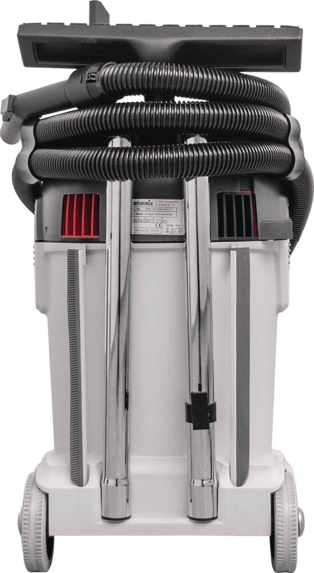 STARMIX Sicherheitssauger APDH-1430 1400 W 30 l Staubklasse H mit PressClean