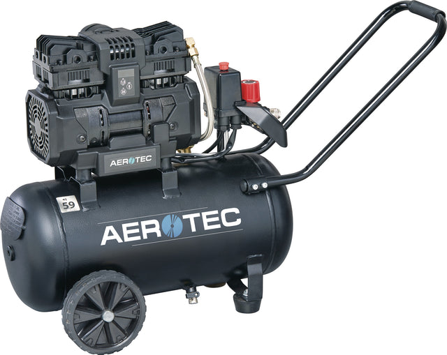 Aerotec Tech 160-24 Silent Kompressor – ölfreier Kolbenkompressor, 160 l/min, 8 bar, 24 l