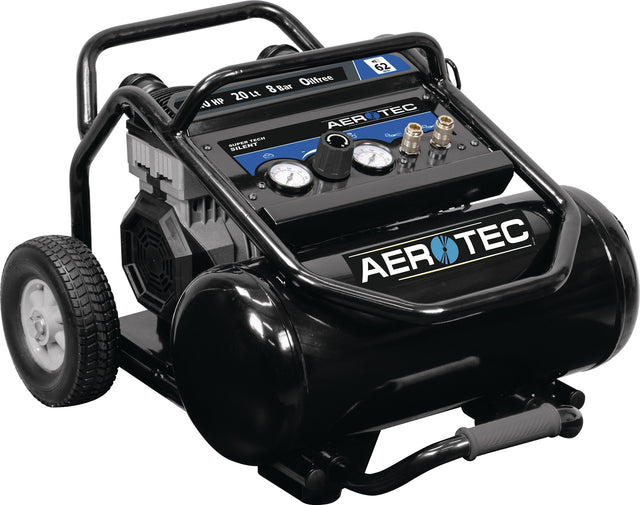 AEROTEC SUPERTECH Silent Kompressor 240 l/min 8 bar 1,5 kW 20 l ölfrei