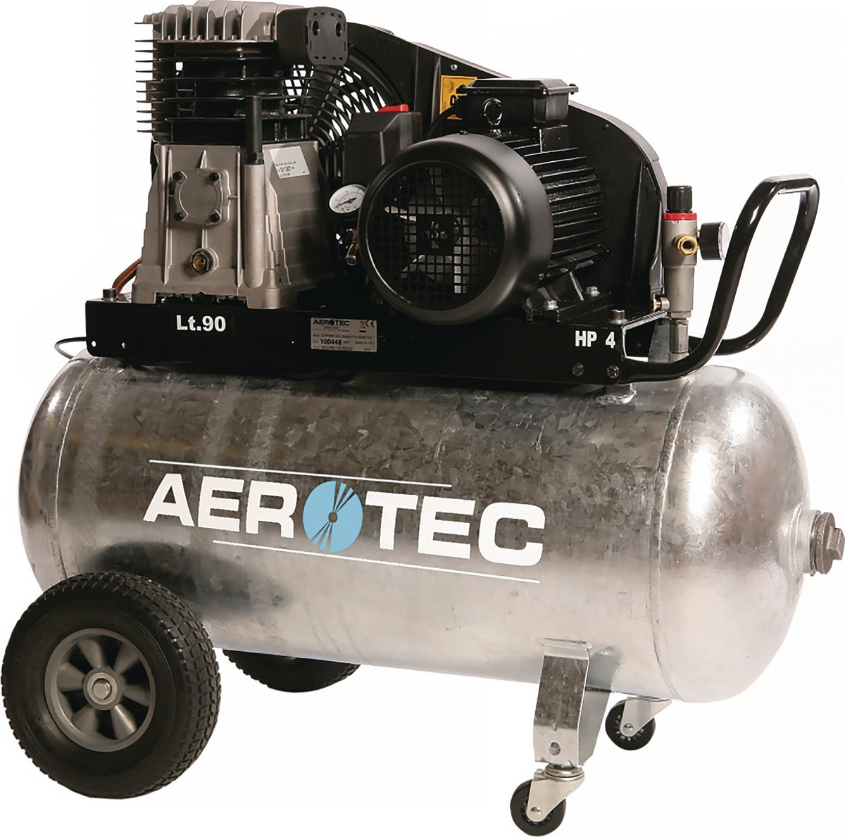 AEROTEC Kolbenkompressor 600-90 Z, 90 L, 10 bar, 3 kW – ölgeschmiert, 400 V