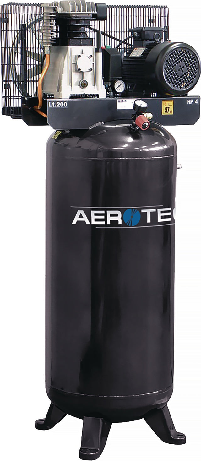 AEROTEC Kompressor 600-200 – 200 l, 10 bar, 3 kW, 400 V, stehend