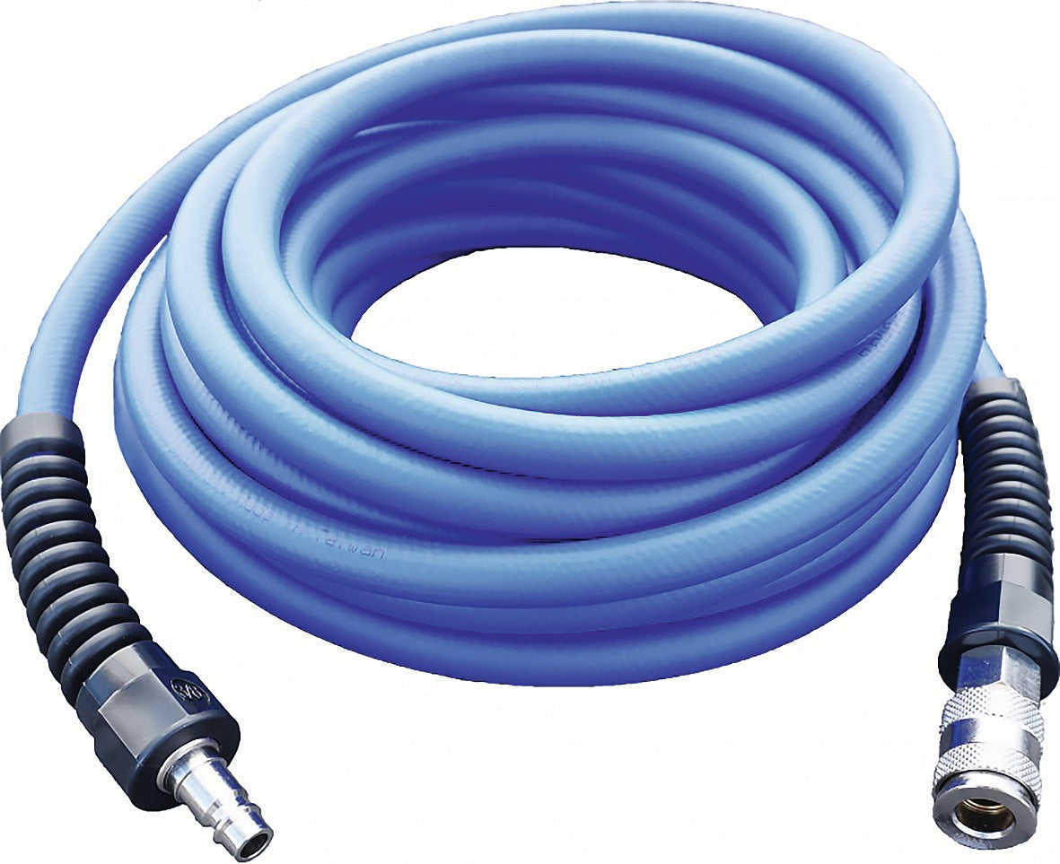 AEROTEC Druckluftschlauch Superflex Pro ID 9mm AD 15mm 10m Kupplung DN 7,2