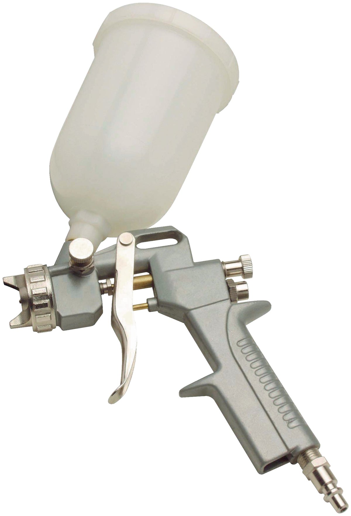 AEROTEC Druckluftfarbspritzpistole 0,5 l – 200 l/min, 3 bar, regulierbare Luft- und Farbzufuhr