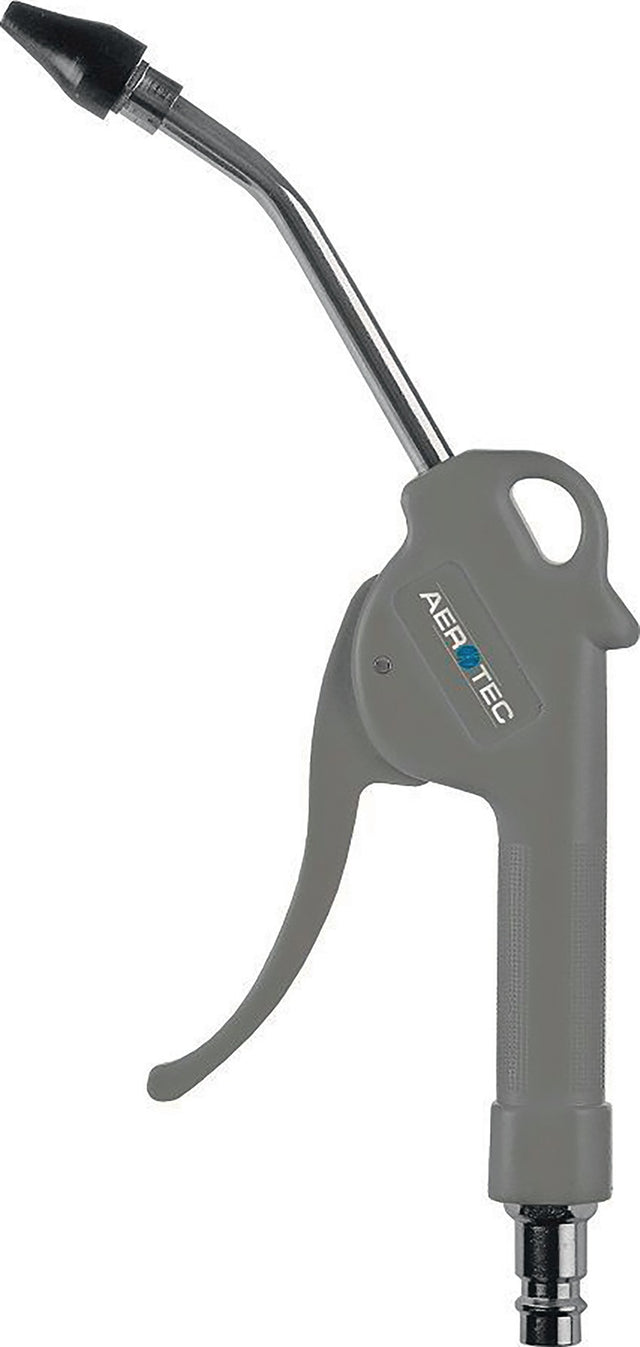 AEROTEC Druckluftausblaspistole KSP-G 120 mit Kupplungsstecker – Turbodüse, 120 mm Verlängerung