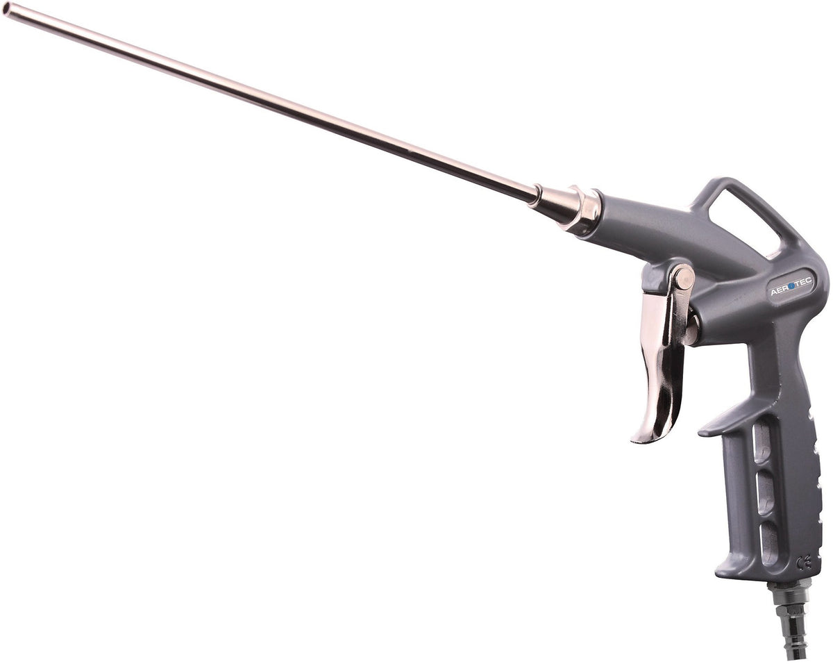 AEROTEC Druckluftausblaspistole DN 7,2 mit 210 mm Luftrohr – 10 bar, Leichtmetall