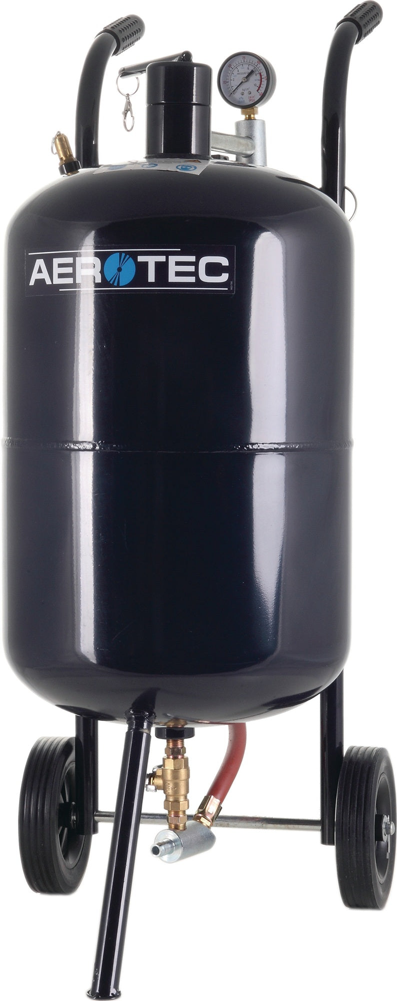 Aerotec 36 PRO Sandstrahlgerät 36 l – mobil, 350 l/min, Korngröße 0,2–0,5 mm