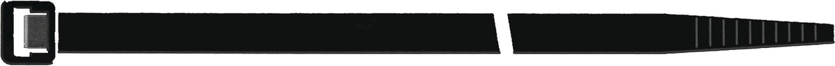 SAPISELCO Kabelbinder SEL.FIT 100 mm x 2,5 mm Polyamid 6.6 schwarz