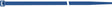 SAPISELCO Kabelbinder 280 mm x 4,5 mm aus Polyamid 6.6, blau