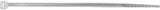 neko Kabelbinder 100 mm x 2,5 mm aus Polyamid 6.6, natur, 100 Stück – halogenfrei und selbstverlöschend