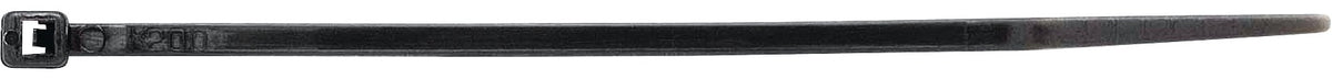 neko Kabelbinder 100 mm x 2,5 mm aus Polyamid 6.6, natur, 100 Stück – halogenfrei und selbstverlöschend