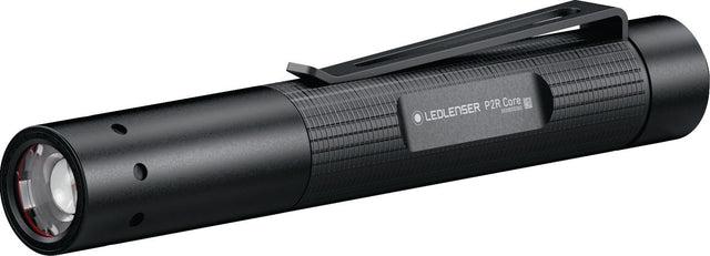 LEDLENSER LED-Taschenlampe P2R Core – 120 lm, wiederaufladbar, nur 23 g