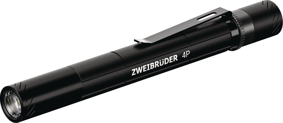 ZWEIBRÜDER LED-Taschenlampe ZB4P 50-400 lm Akku Li-Ion 30-90 m schwarz