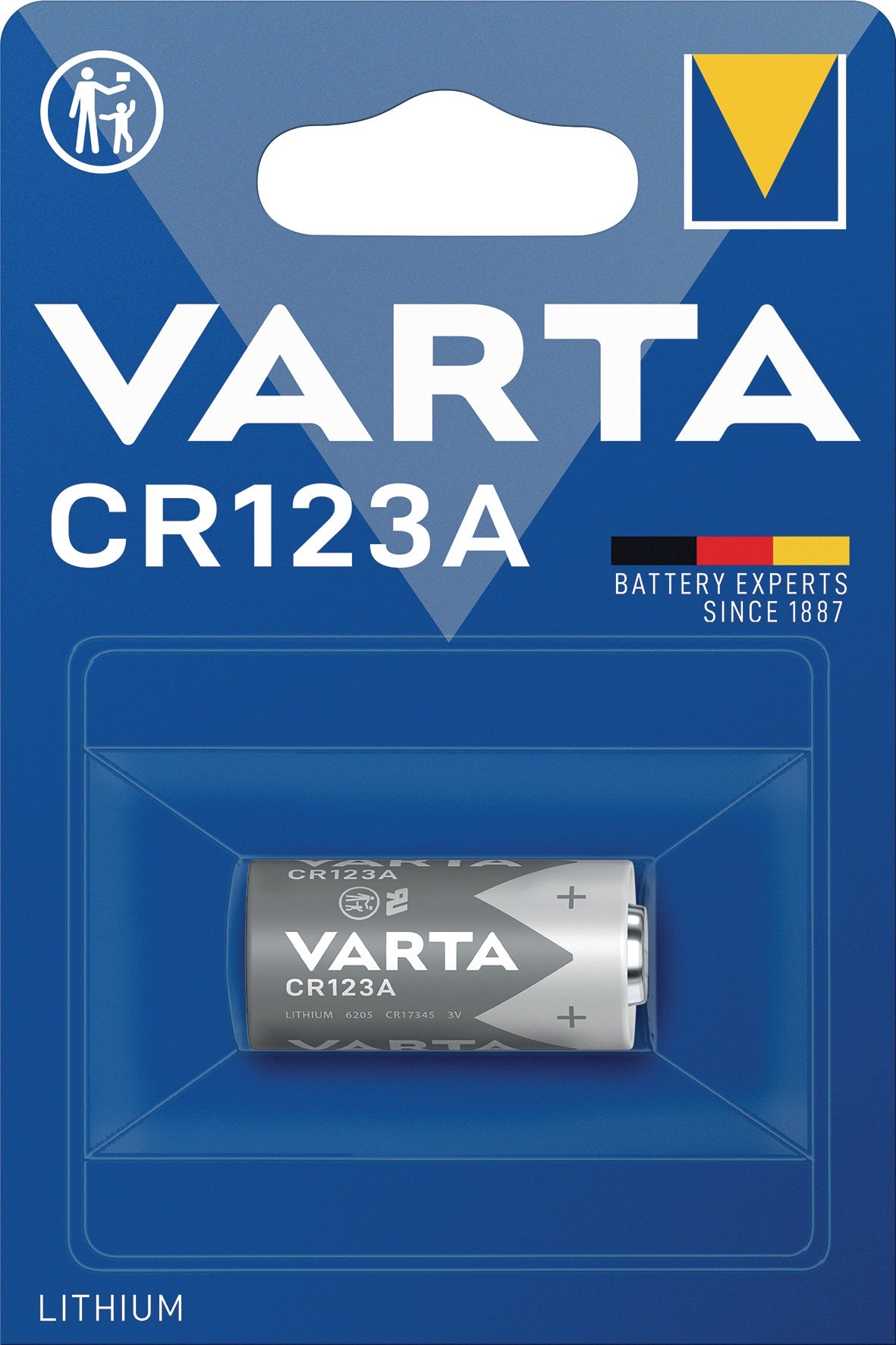VARTA Batterie ULTRA Lithium 6 V 2CR5 1400 mAh – 1 Stück im Blister