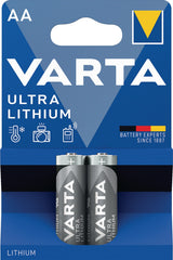 VARTA Batterie ULTRA Lithium 6 V 2CR5 1400 mAh – 1 Stück im Blister