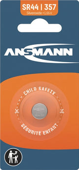 ANSMANN Knopfzelle SR44 1,55 V 133 mAh – 10er Pack für präzise Energie