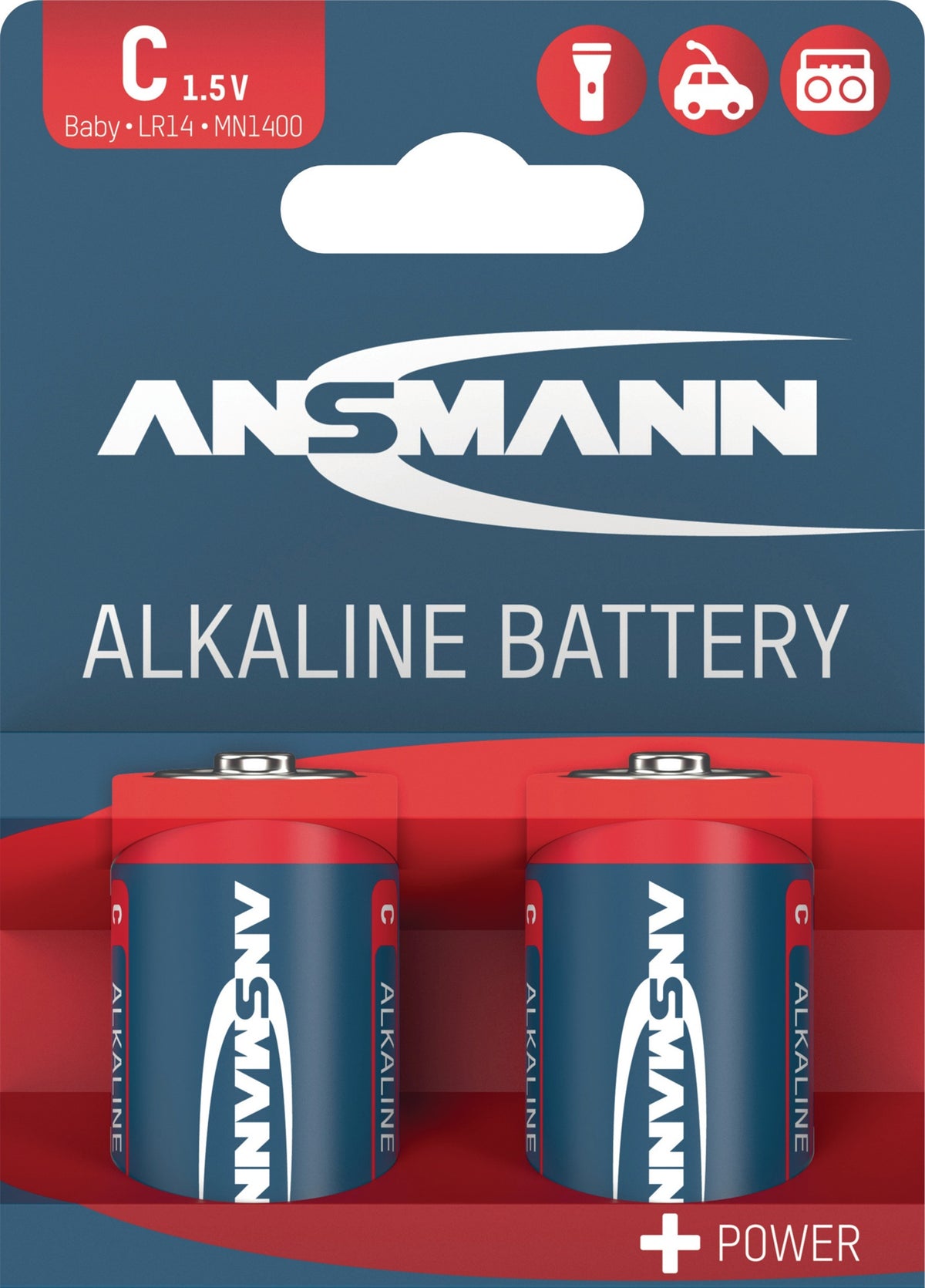 ANSMANN 9V-Block Batterie 6LP3146-E 550 mAh – Hochleistungs-Alkali-Mangan für Dauernutzung