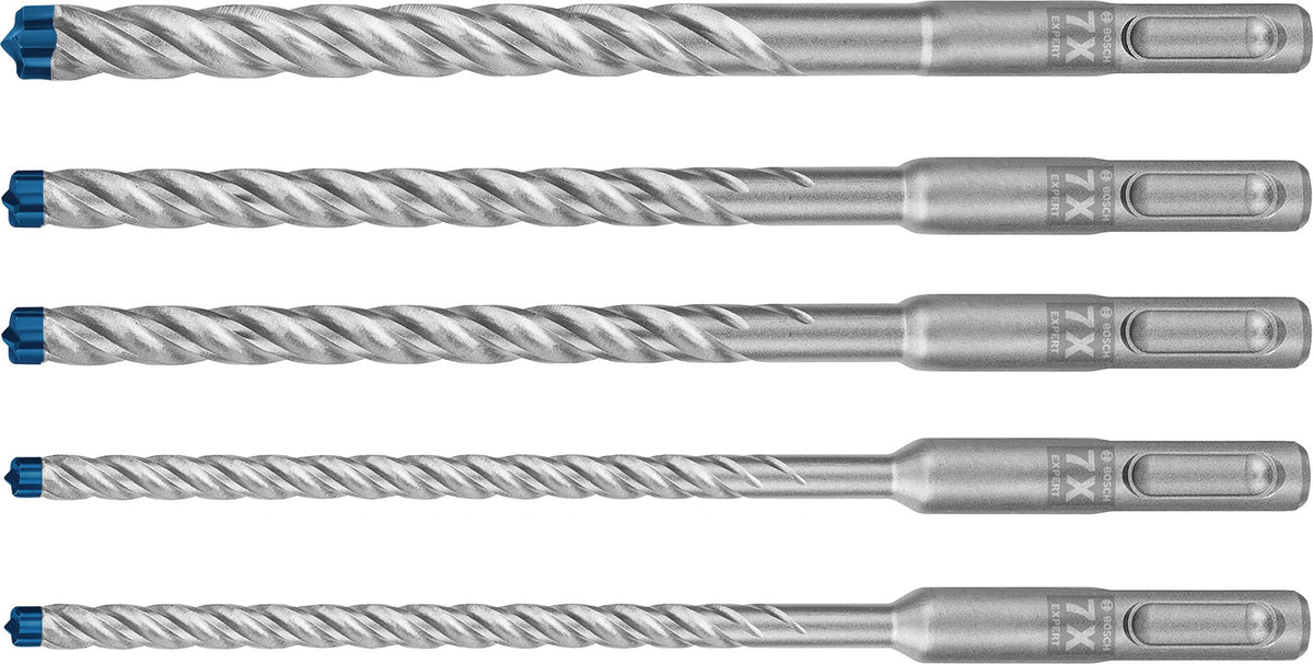 BOSCH Hammerbohrersatz Expert SDS plus-7X 5-teilig für Stahlbeton