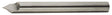 WERNER WILKE Gravierstichel Pro D 2 mm VHM Gesamtlänge 40 mm präzisionsgeschliffen
