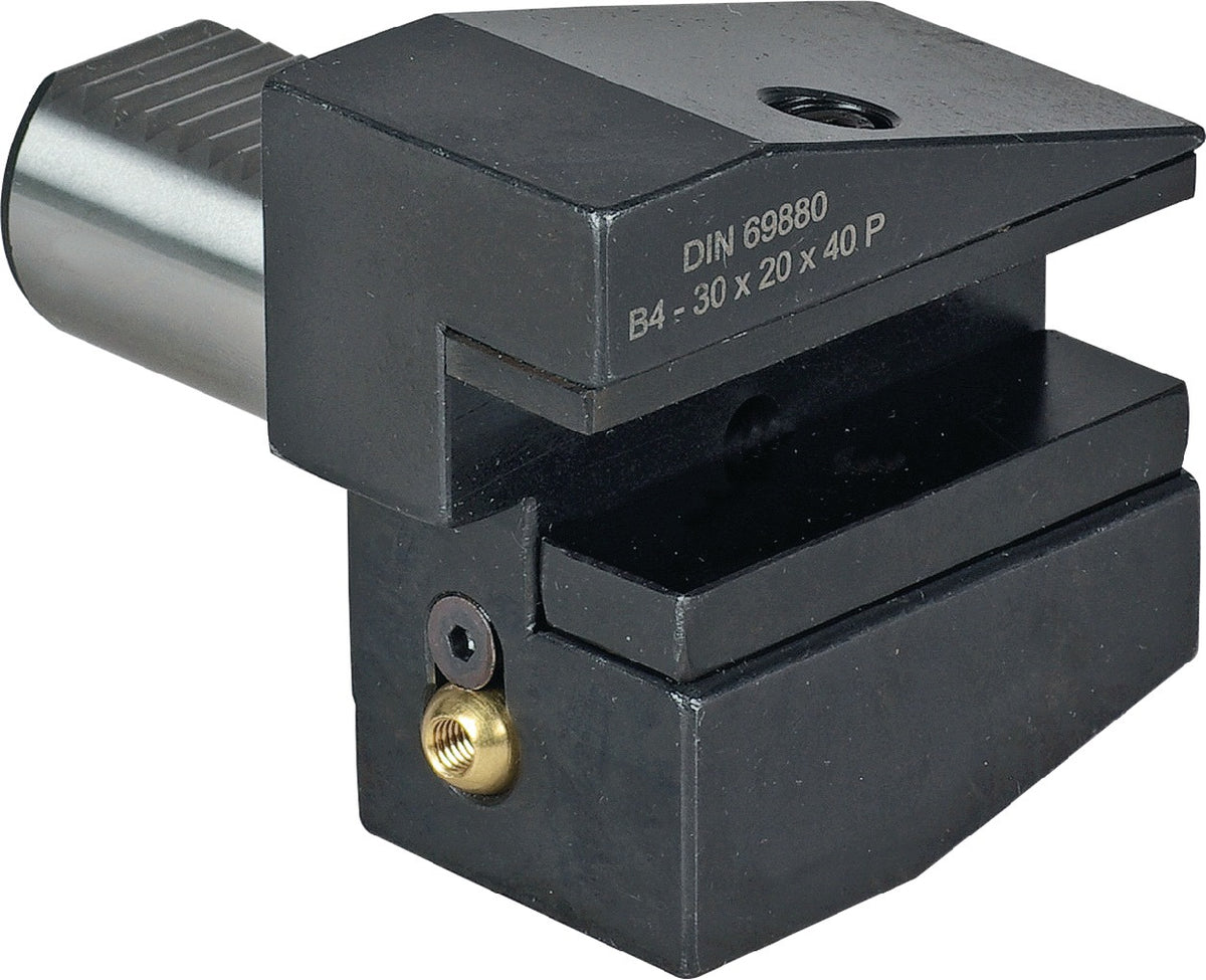PROMAT Radialwerkzeughalter B4 DIN 69880 VDI40 links Überkopf – Kurzbauform