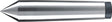 RÖHM Zentrierspitze Typ 665 MK2 fest mit voller Spitze, 60° Spitzenwinkel, DIN 806, 100 mm