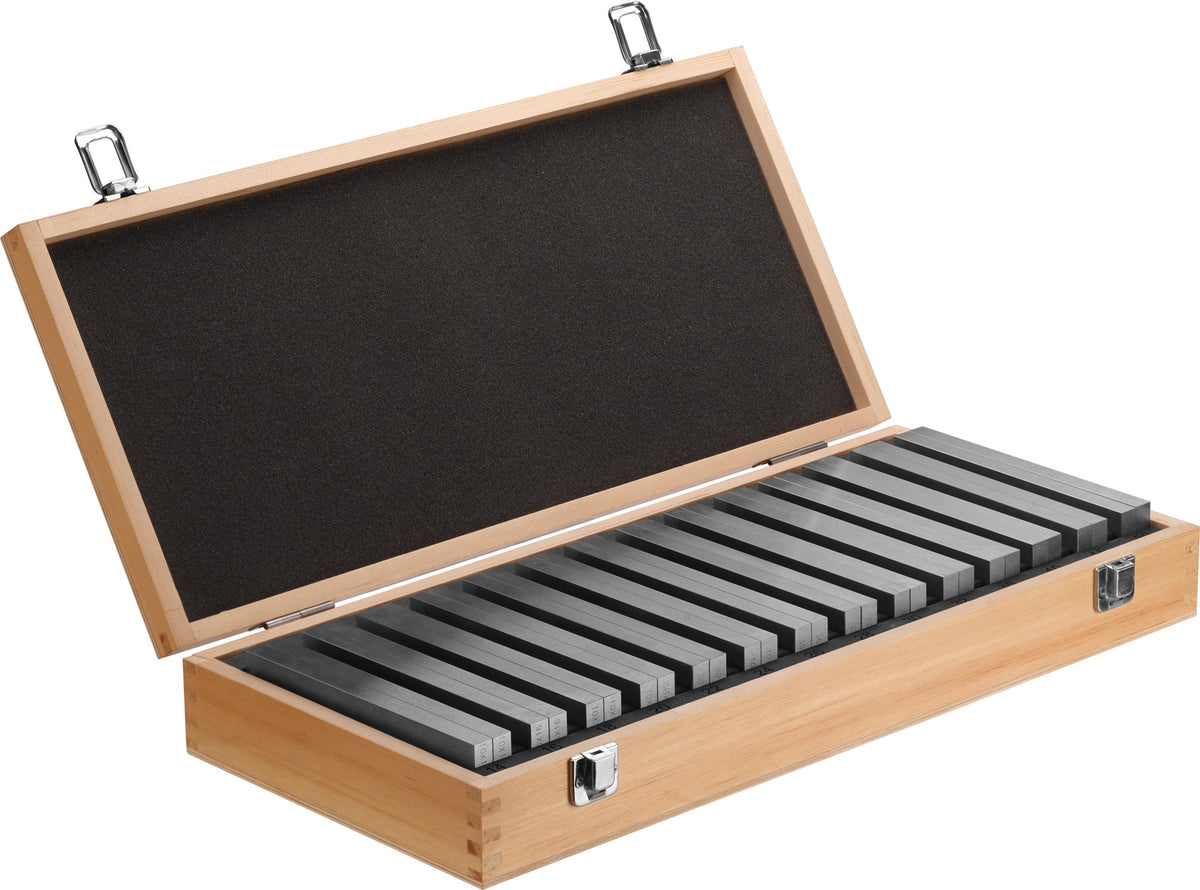 AMF Parallelunterlagensatz Nr.6347S – 14 Paar, 150 mm, Standard, im Holzkasten