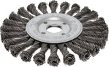 OSBORN Rundbürste TÜV-geprüft Ø125 mm gezopft 0,5 mm Draht für Winkelschleifer