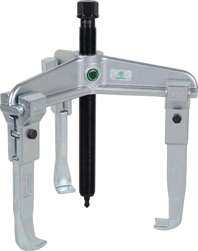 KUKKO Abzieher 30-1, 3-armig, 6 t Zugkraft, Spannweite 90 mm, Spanntiefe 100 mm