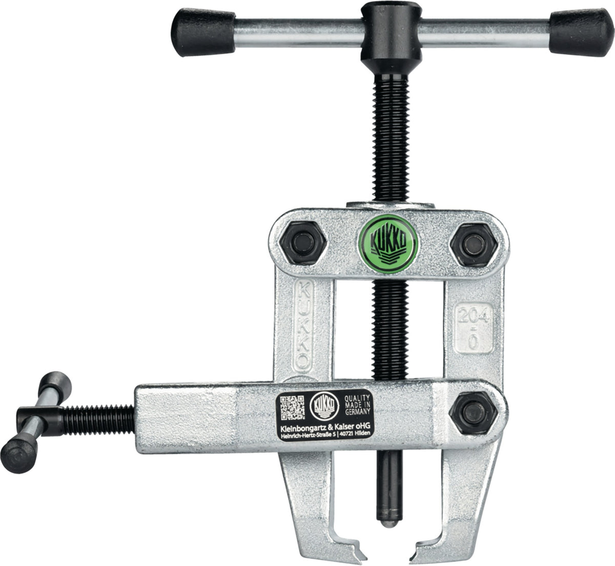 KUKKO Abziehwerkzeug 204-0 seitliche Spannzwinge 70 mm Spanntiefe 50 mm Spannweite