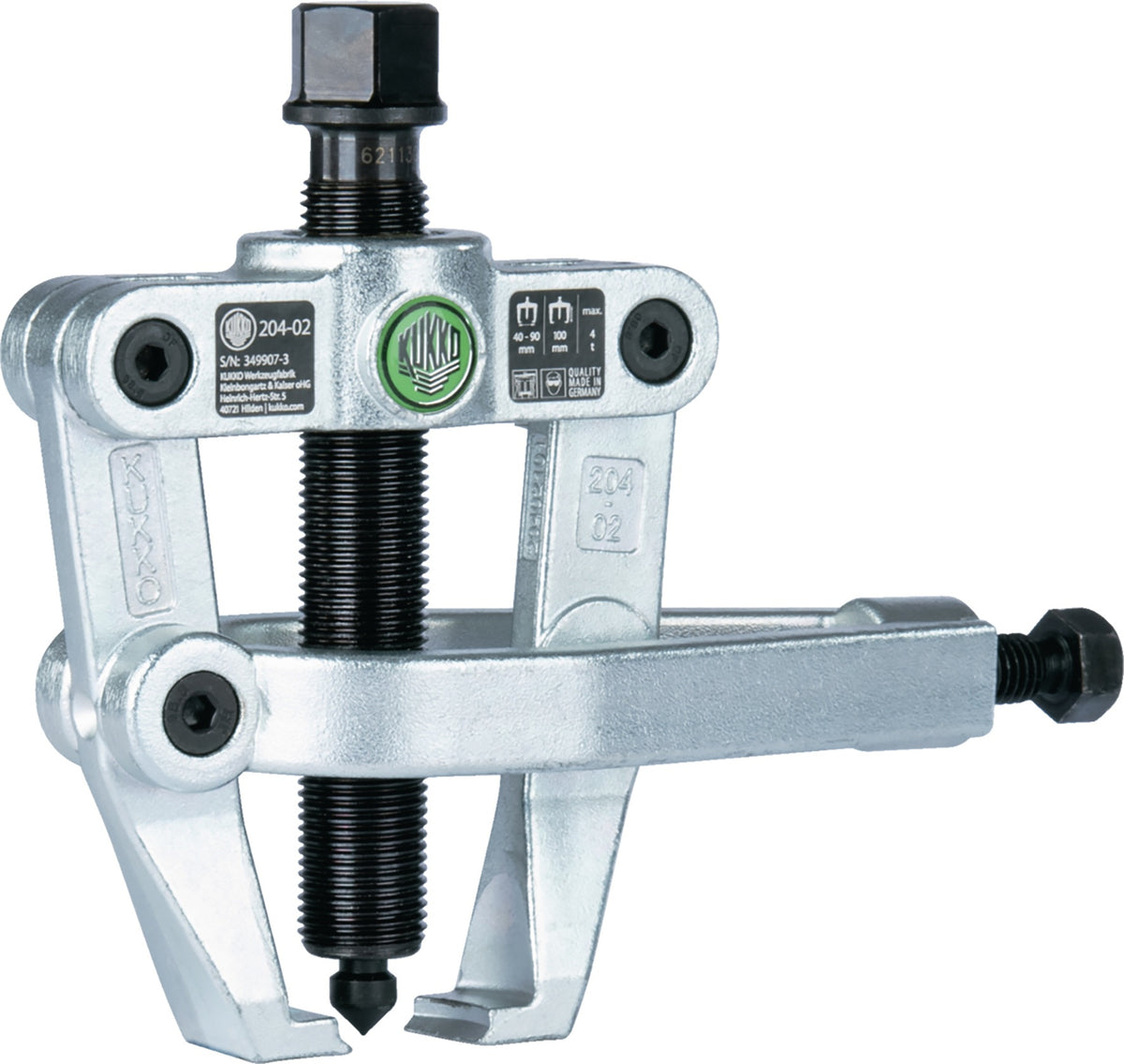 KUKKO Abziehwerkzeug 204-0 seitliche Spannzwinge 70 mm Spanntiefe 50 mm Spannweite
