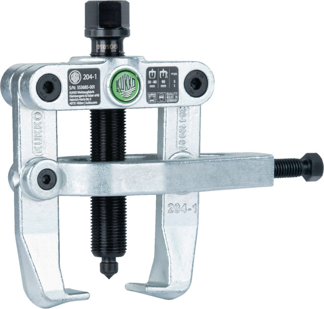 KUKKO Abziehwerkzeug 204-1 seitliche Spannzwinge 90 mm Spanntiefe 80 mm Spannweite