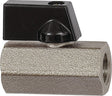 RIEGLER Mini-Kugelhahn VALVE LINE 6 mm 1/4 IG/IG SW1 21 mm DN 8 mm – 10 Stück