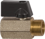 RIEGLER Mini-Kugelhahn VALVE LINE 6 mm 1/4 IG/IG SW1 21 mm DN 8 mm – 10 Stück