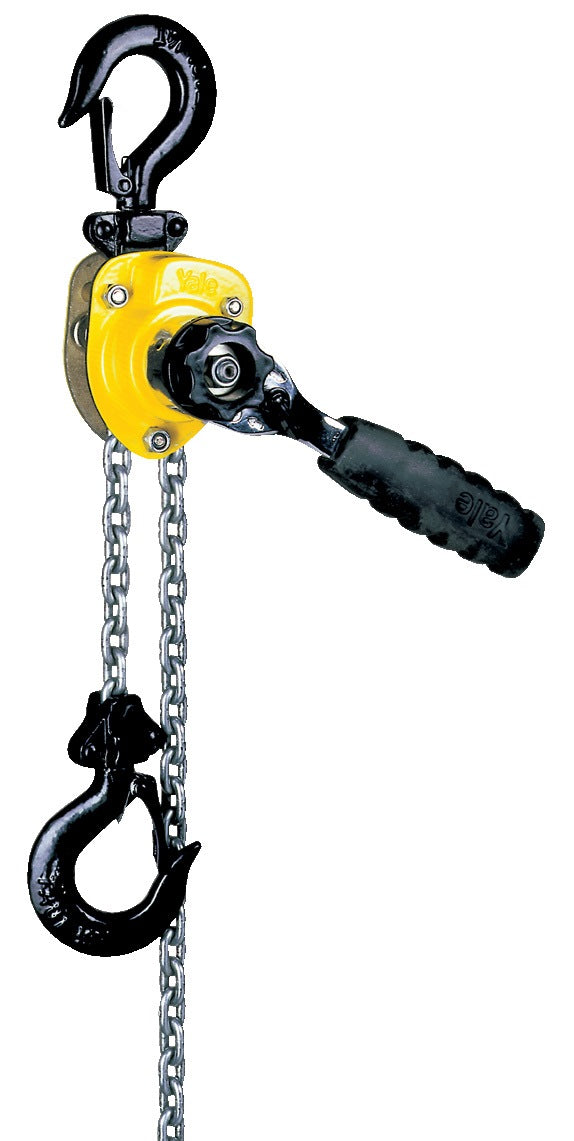 YALE Hebelzug Handy 250 kg Tragfähigkeit, 1,5 m Hubhöhe, mit Lastdruckbremse