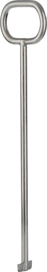 HÄRKE Kanaldeckelheber 800 mm mit spitzem U-Haken, verzinkt