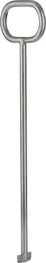 HÄRKE Kanaldeckelheber 800 mm mit spitzem U-Haken, verzinkt