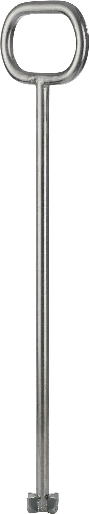 HÄRKE Kanaldeckelheber 800 mm mit spitzem U-Haken, verzinkt
