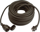 WEINGÄRTNER Verlängerungskabel 16 A 230 V 3G1,5 mm² 5 m IP44 – Gummi-Verlängerung H07RN-F